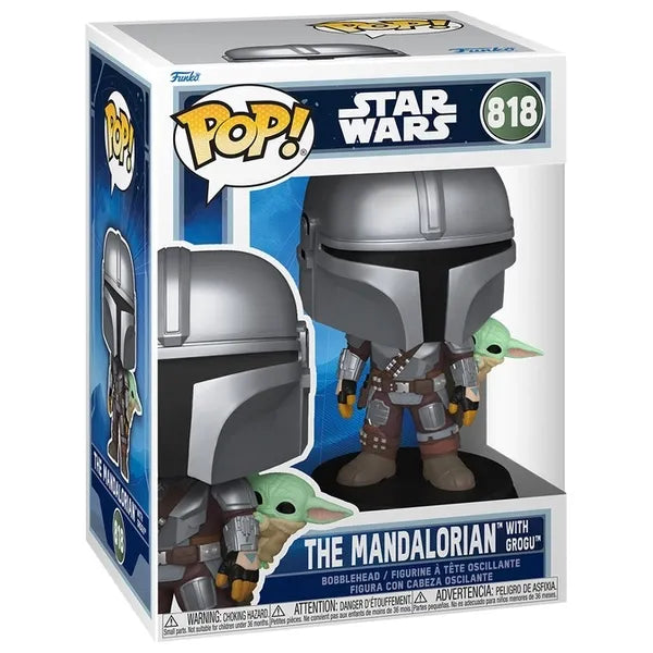Funko - Star Wars - The Mandalorian with Grogu (818)