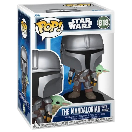 Funko - Star Wars - The Mandalorian with Grogu (818)