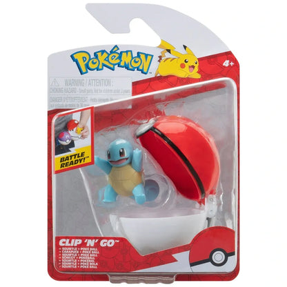 Pokemon Clip N Go - Squirtle and Poke Ball