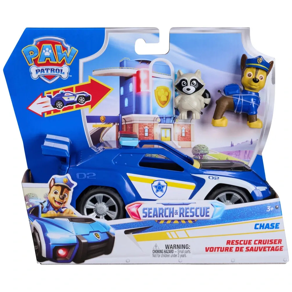 Paw Patrol - Search & Rescue - Chase Police Vehicle with Pull Back Motor