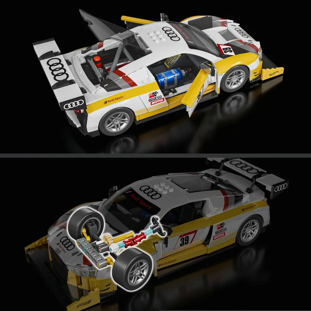 Mattel Brick Shop - Hot Wheels - 5 Audi R8 LMS