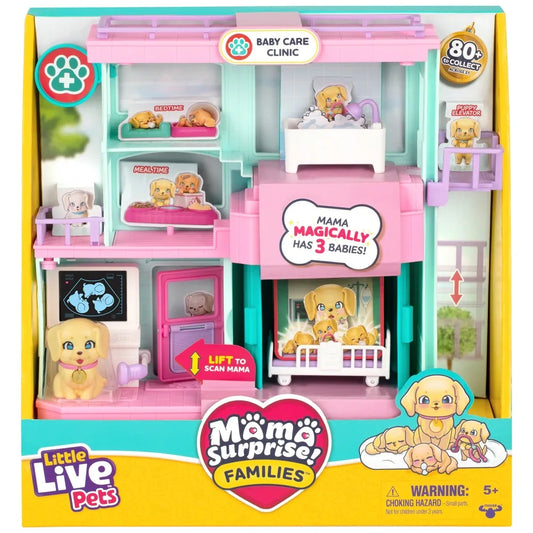 Little Live Pets - Mama Surprise Families Baby Clinic Playset