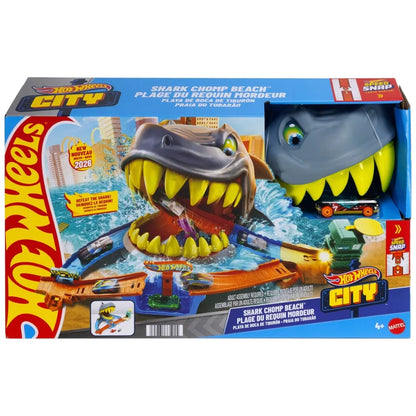 Hot Wheels - City Shark Chomp Beach Playset