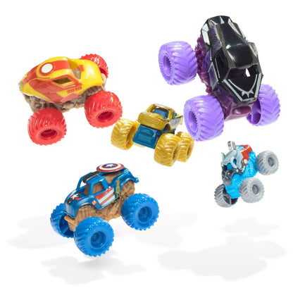 Monster Jam - Marvel Mini Toy Vehicle - 5pk