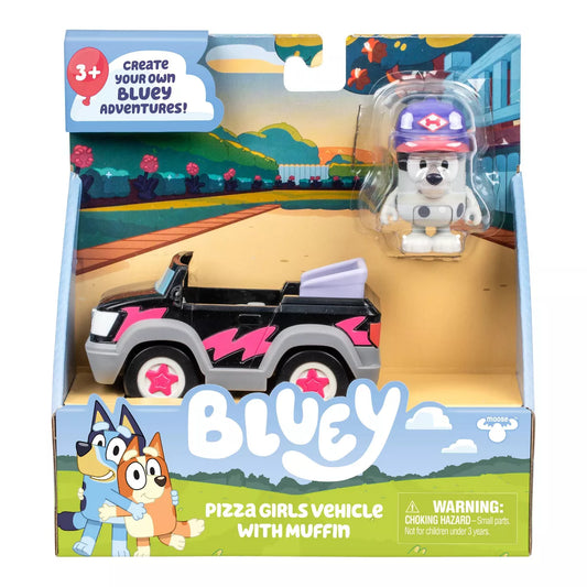 Bluey - Vehicle Pizza Car with Muffin