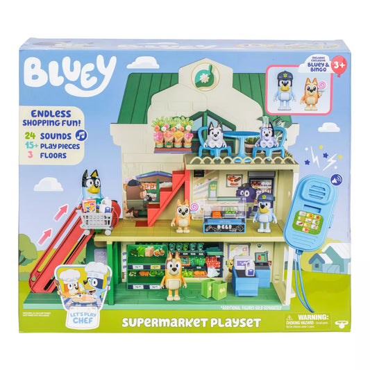 Bluey - Let's Play Chef Supermarket Playset