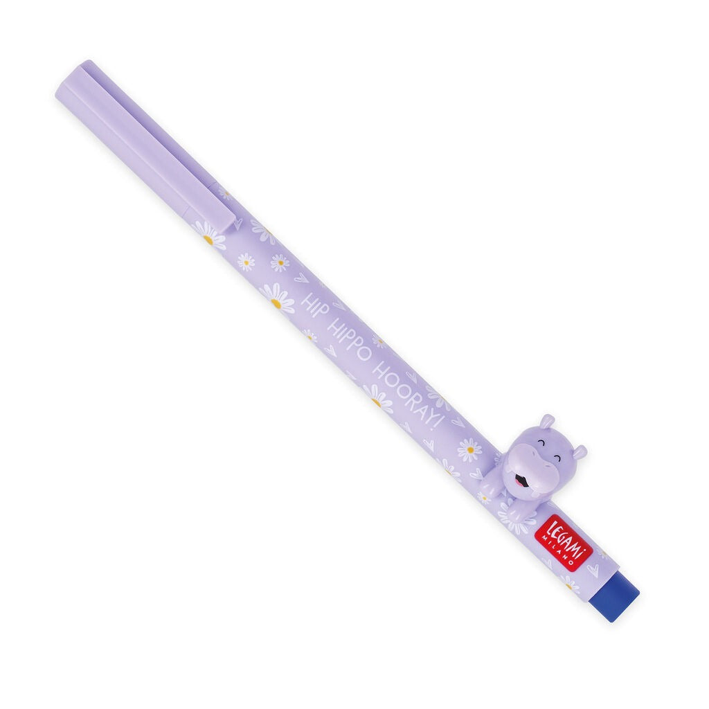 Legami - Lovely Friends - Gel Pen - Hippo