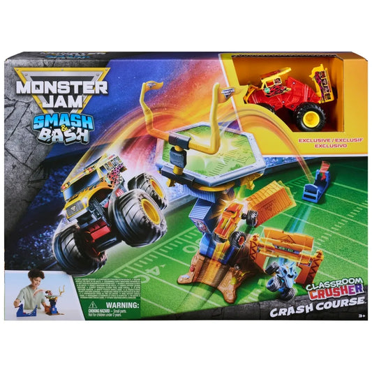 Monster Jam - Mash & Bash Crash Course 1:18 Playset
