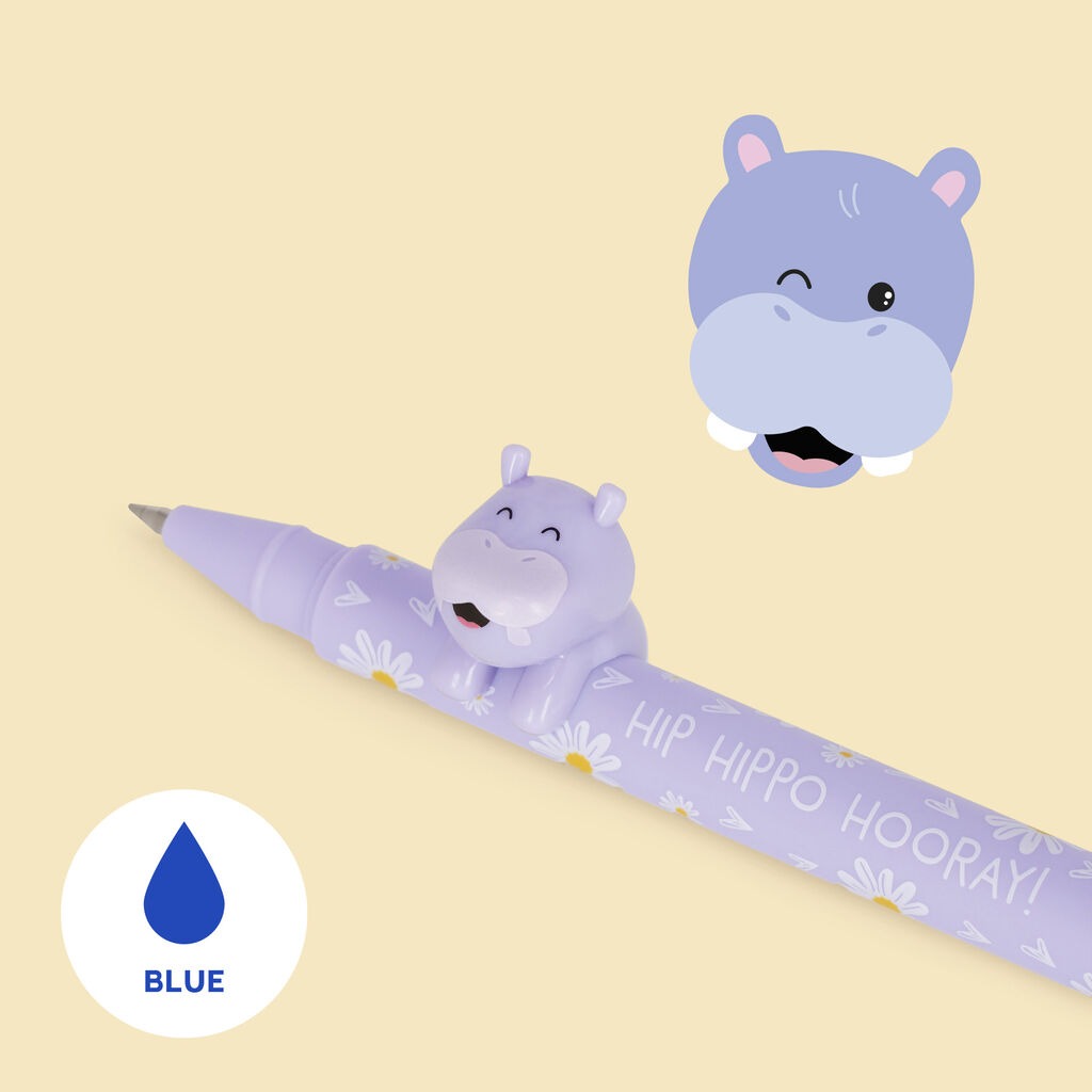 Legami - Lovely Friends - Gel Pen - Hippo