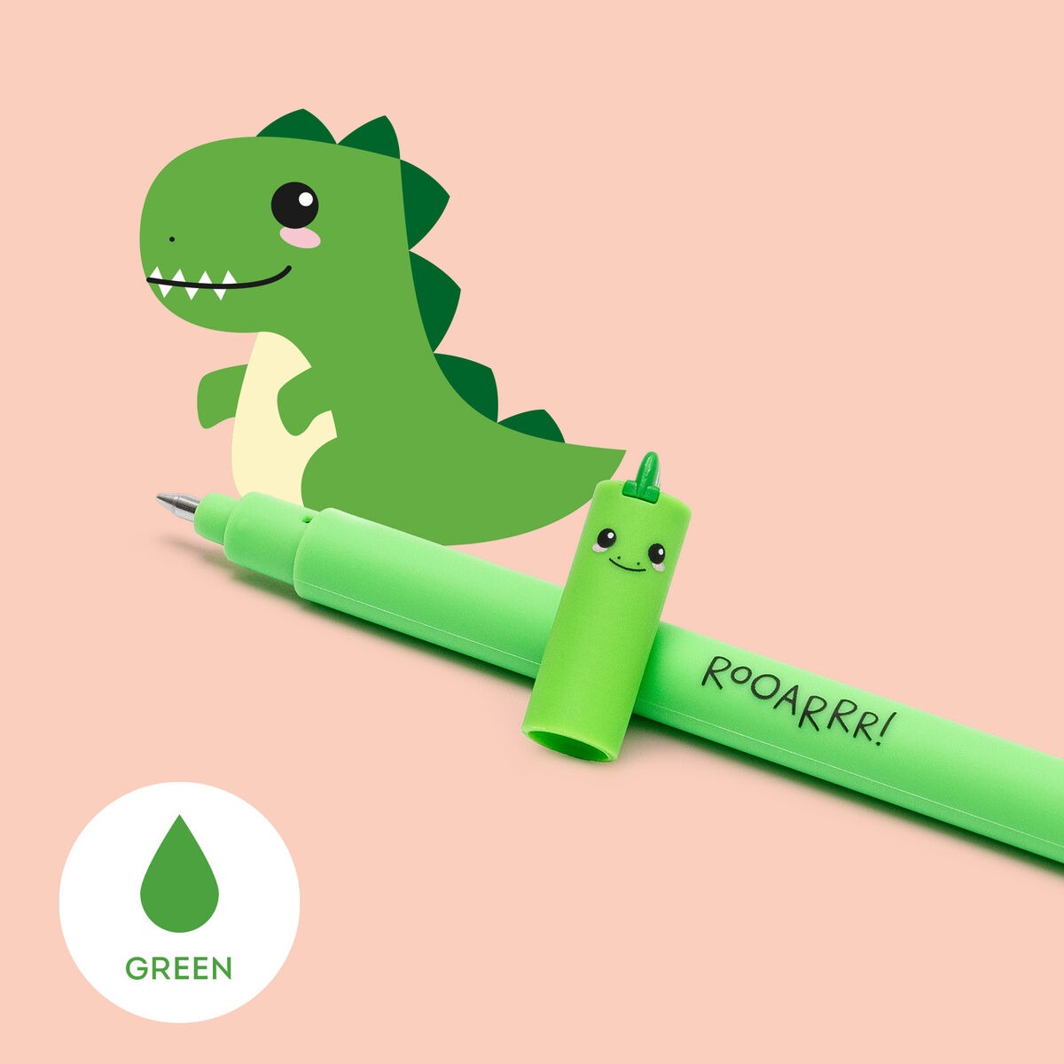 Legami - Erasable Pen - Dinosaur