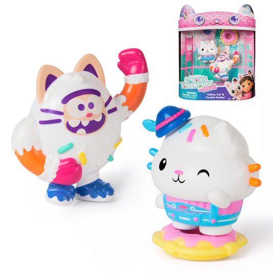 Gabby's Dollhouse -  Cakey Cat and Cookie Bobby Set