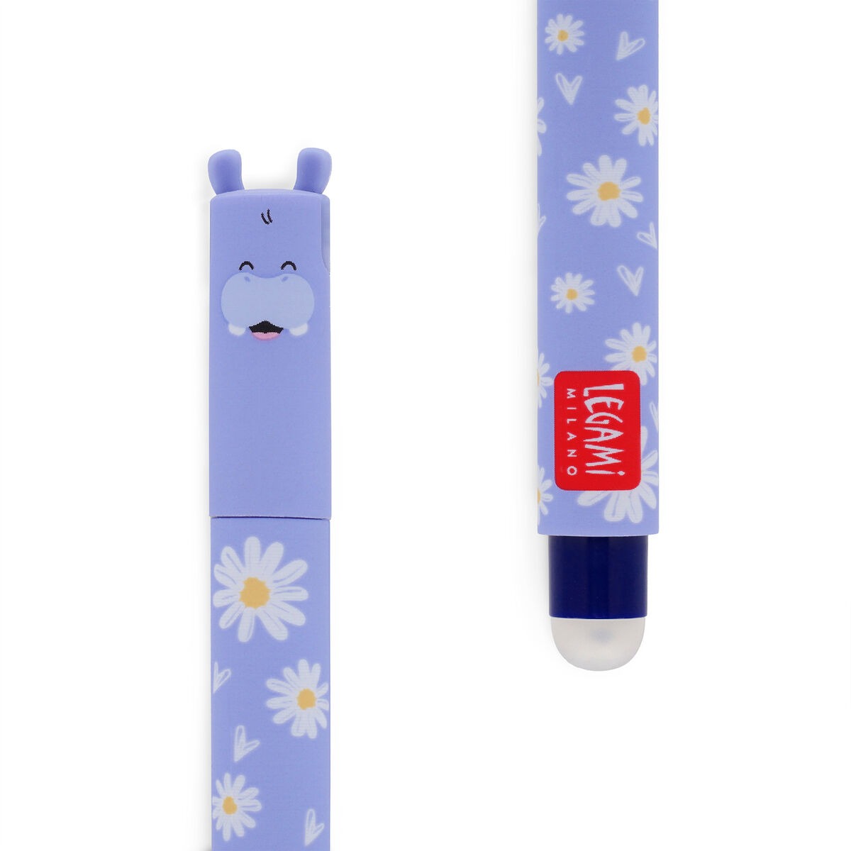 Legami - Erasable Gel Pen - Hippo