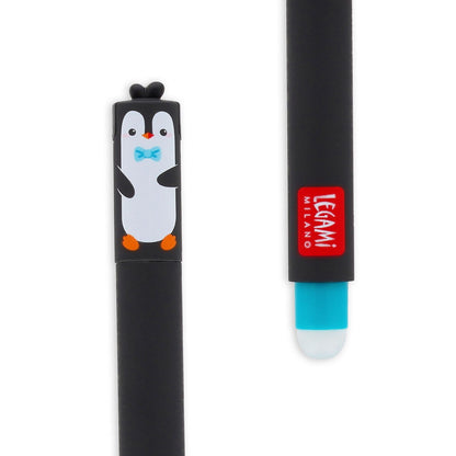Legami - Erasable Gel Pen - Penguin