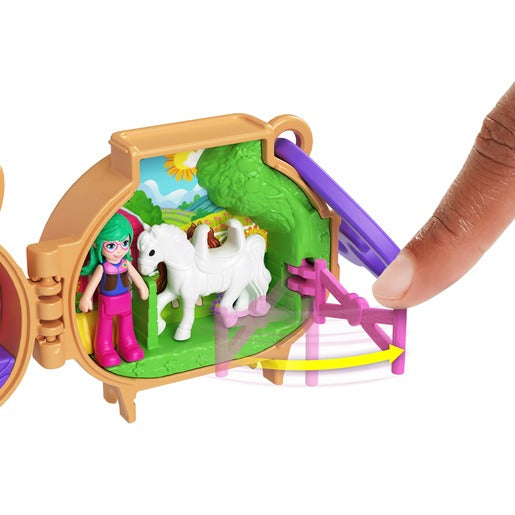 Polly Pocket - Pet Connects - Horse Playset