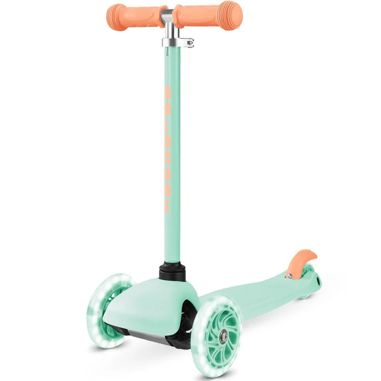 Boldcube - Teeny 3 Wheel Scooter - Mint & Orange (2-5 Yrs)