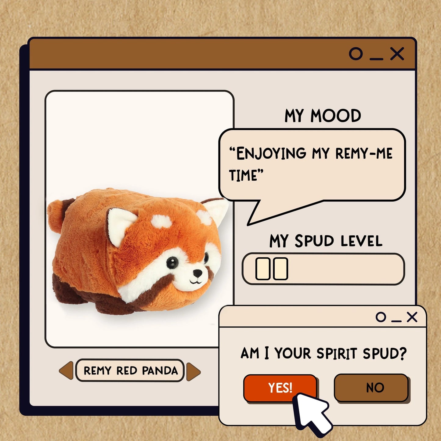 Spudsters - Remy Red Panda