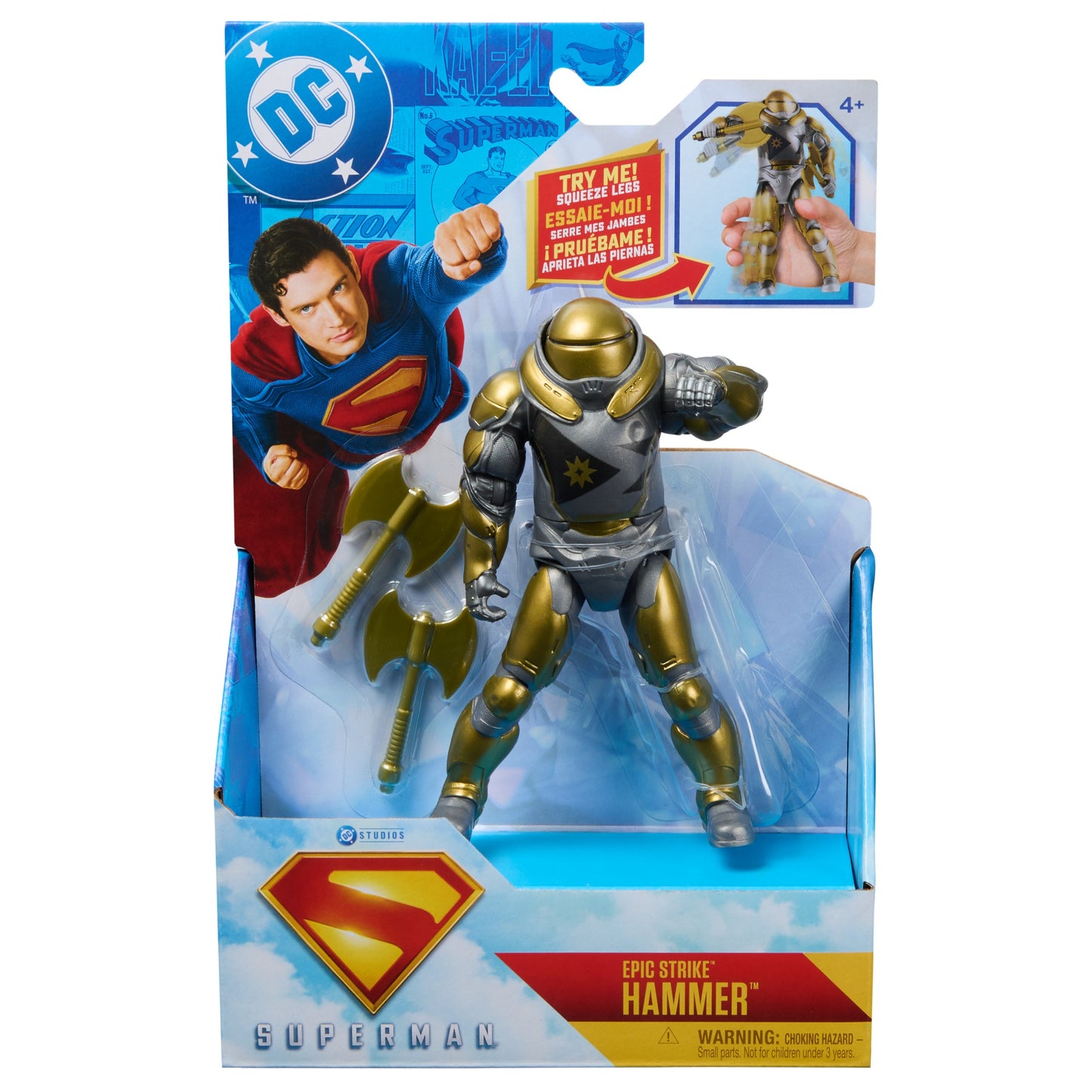 Superman - 6" Figurine - Epic Strike Hammer