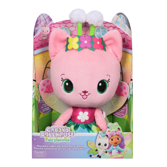 Gabby's Dollhouse - Rainbow Light-Up 'Kitty Fairy' Plush