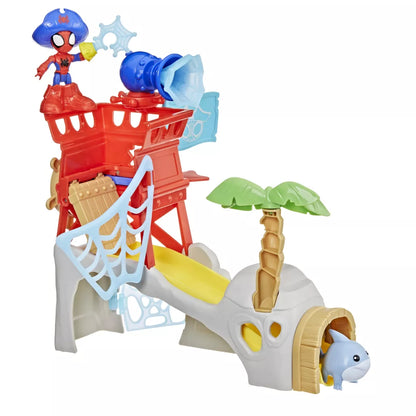 Spidey and His Amazing Friends - 3 in 1 Spidey Island Playset