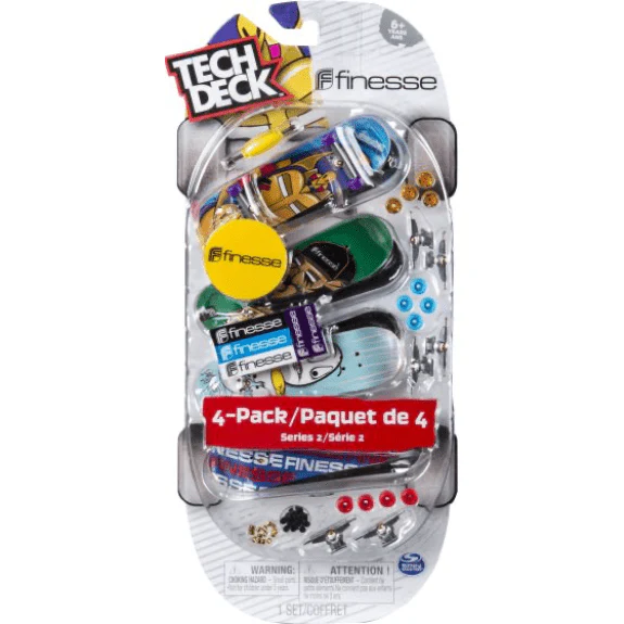 Tech Deck - Fingerboard 96mm 4-Pack (Assorted)