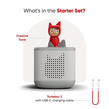 Toniebox 2 - Starter Set - Moon Grey
