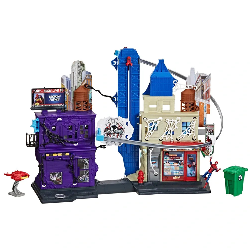 Spiderman - Venomversus - Web Slinging City Playset