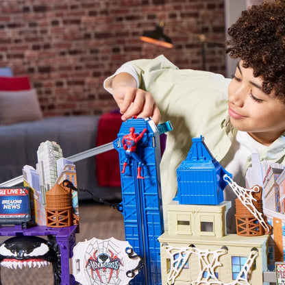 Spiderman - Venomversus - Web Slinging City Playset