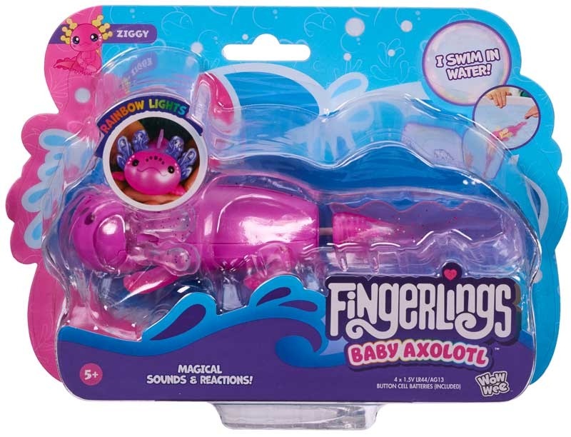 Fingerlings - Baby Axolotl Interactive Pet - Pink