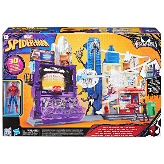Spiderman - Venomversus - Web Slinging City Playset