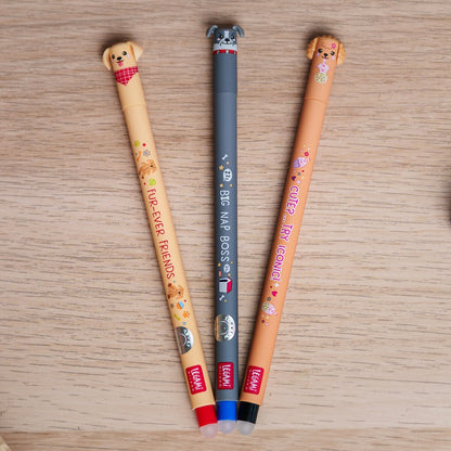 Legami - Erasable Pens - Fur-ever Friends (3 Pack)