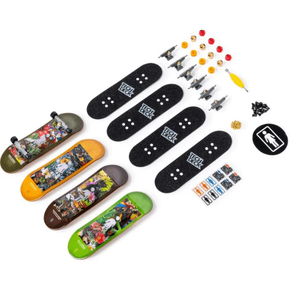 Tech Deck - Fingerboard 96mm 4-Pack (Assorted)