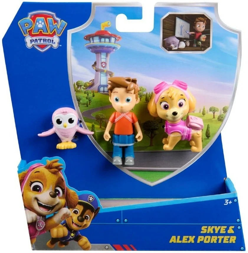 Paw Patrol - Story Figure Pack - Skye & Alex Porter