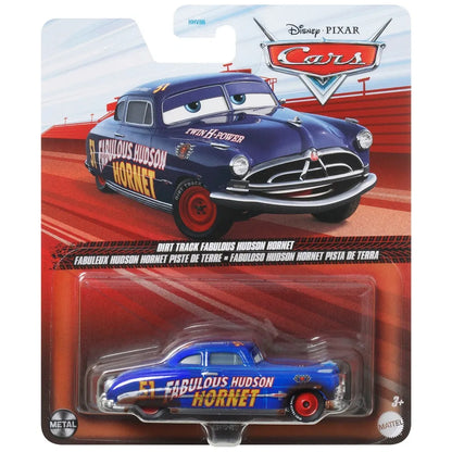 Disney Cars - Die-Cast Single Cars - Dirt Track Fabulous Hudson