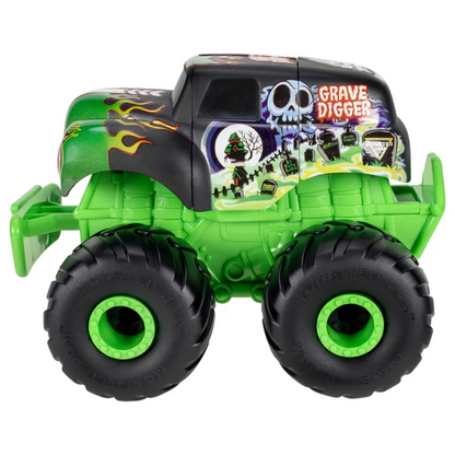 Monster Jam - Monstruction Construct - Grave Digger Playset