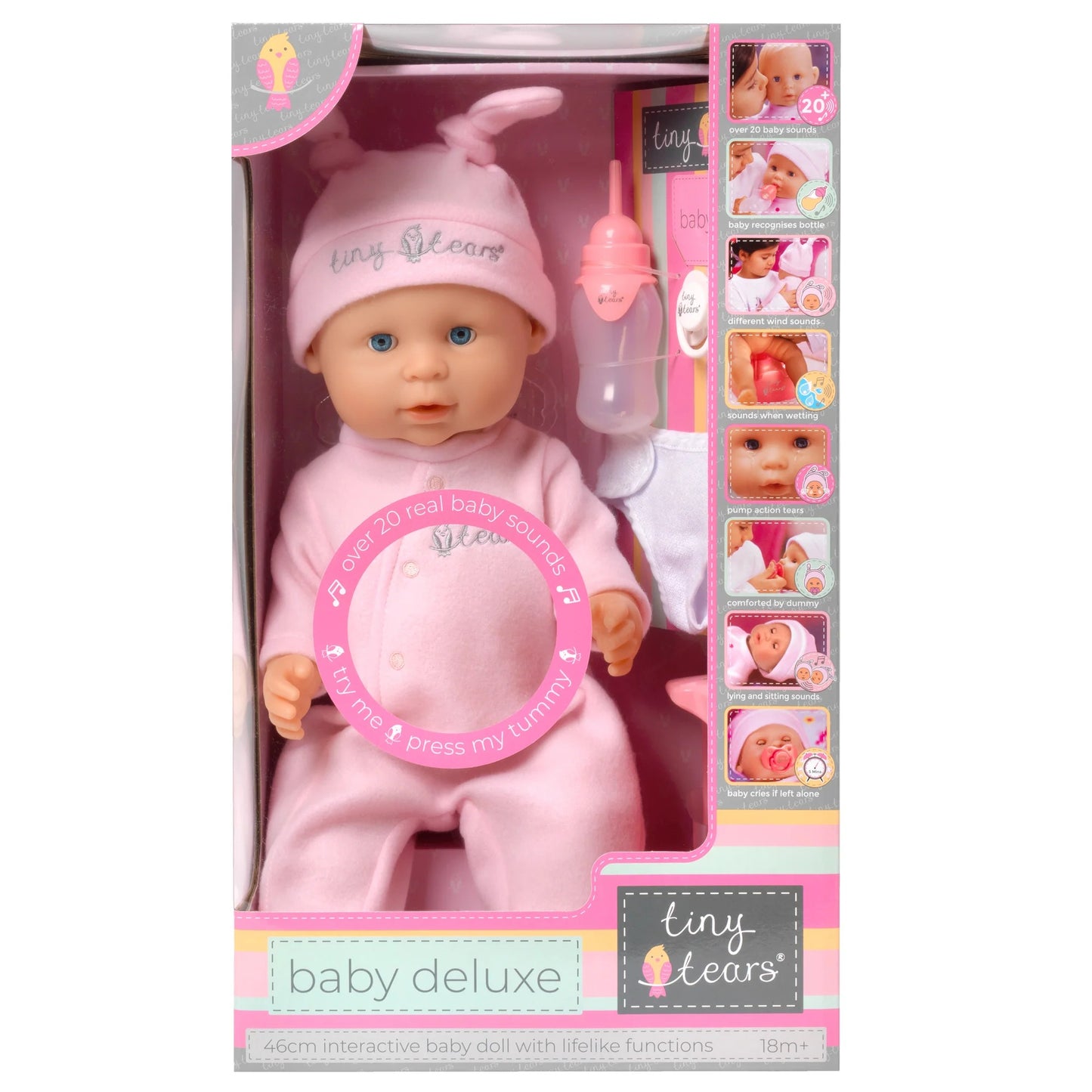 Tiny Tears - Baby Deluxe Interactive Doll