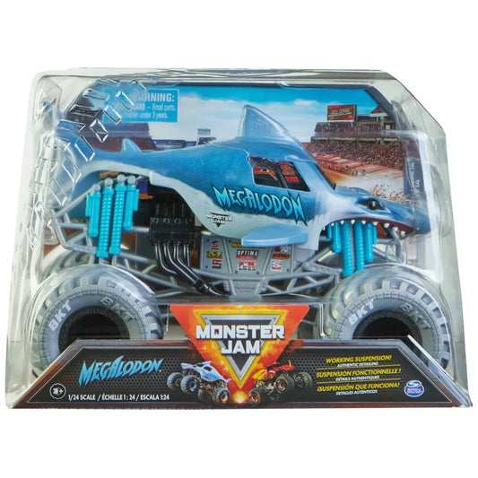 Monster Jam - 1:24 Scale Diecast Monster Truck - Megalodon