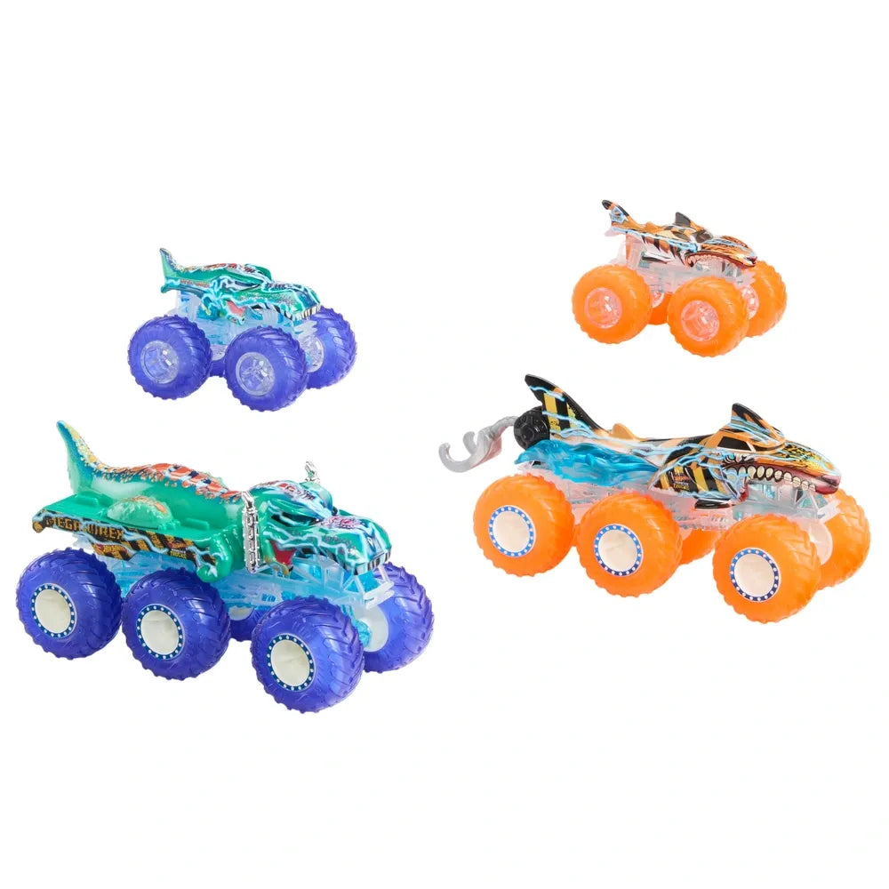 Hot Wheels - Monster Truck Power Smashers - Big Rig and Truck Multipack