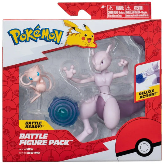 Pokemon - Mew & Mewtwo - Pack of 2 Figures