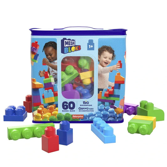 Mega Bloks - Big Building Bag - 60PC