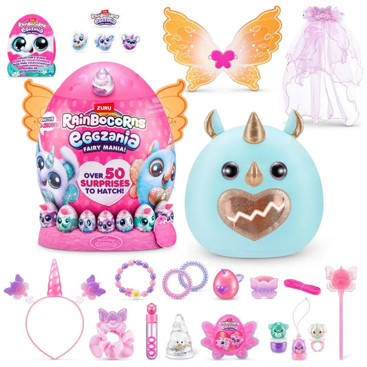 Rainbocorns - Eggzania Fairy Mania - Surprise Plush Egg