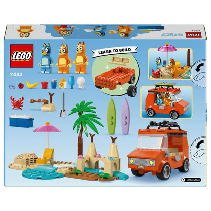 LEGO Bluey - Bluey's Beach & Family Car Trip (11202)