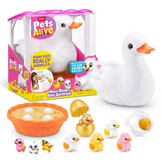 Pets Alive - Mama Duck & Baby Surprise Plush Set
