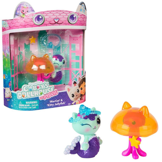 Gabby's Dollhouse - Mercat and Kitty Jellyfish Set
