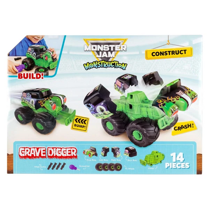 Monster Jam - Monstruction Construct - Grave Digger Playset