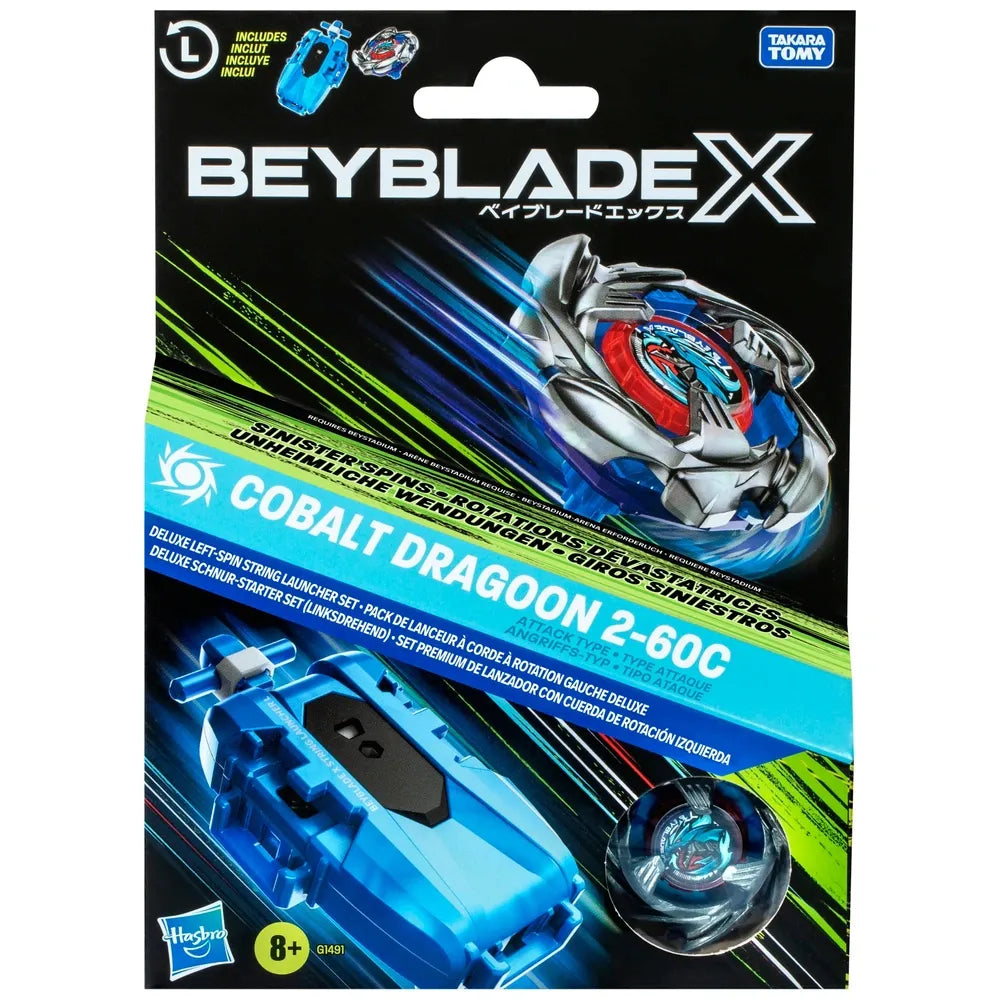 Beyblade - Deluxe Spin Launcher - Cobalt Dragoon 2-60C