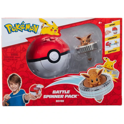 Pokemon - Battle Spinner Pack Eevee & Pokeball Launcher