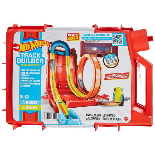 Hot Wheels - Track Builder Fuel Can Stunt Box Playset