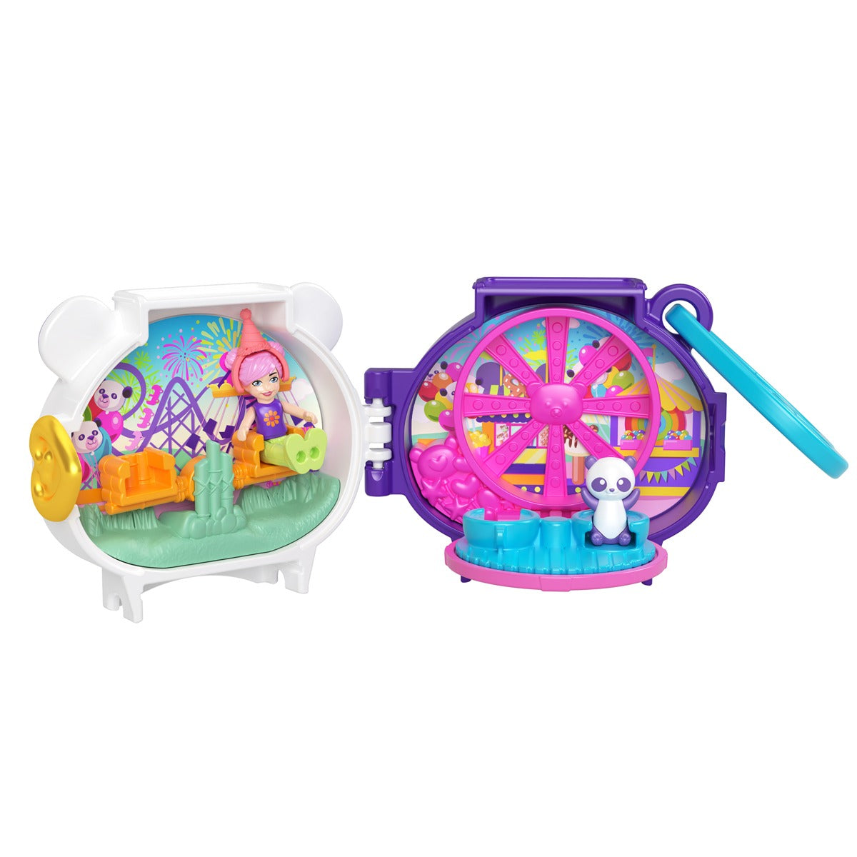 Polly Pocket - Pet Connects - Panda Playset