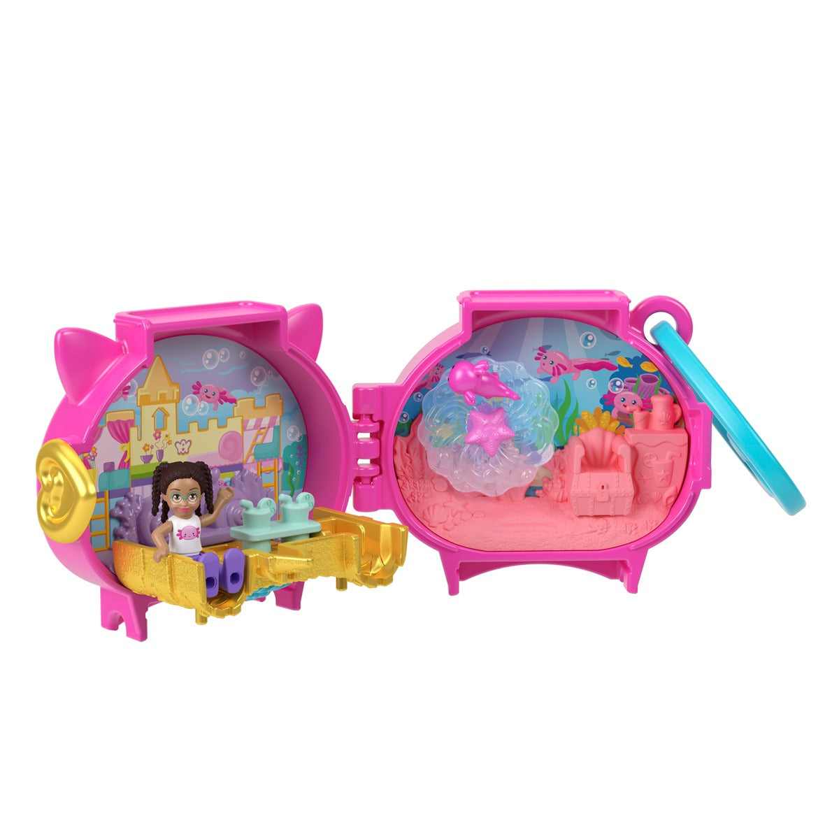 Polly Pocket - Pet Connects - Axolotl Playset