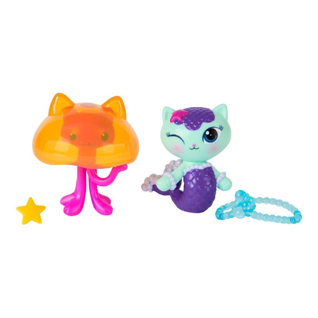 Gabby's Dollhouse - Mercat and Kitty Jellyfish Set